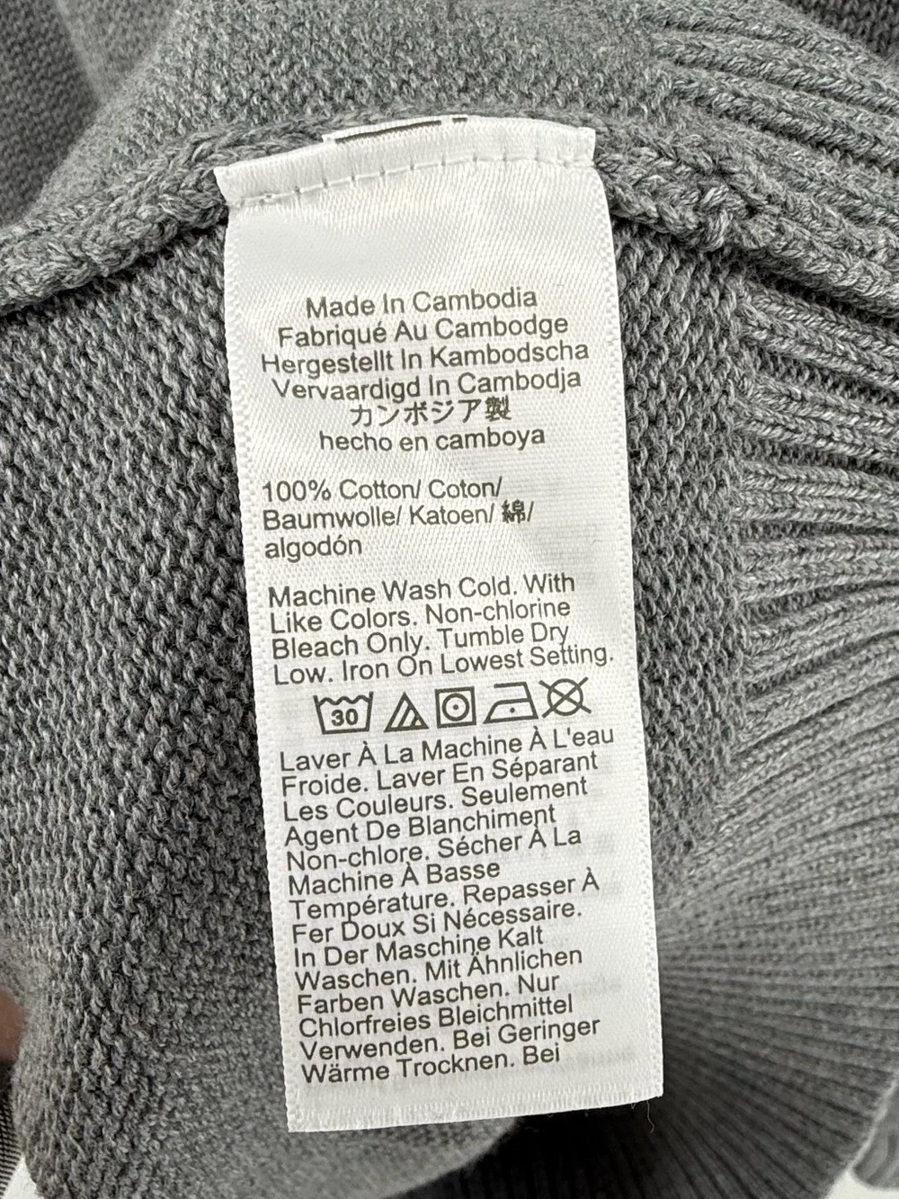 J. Crew Gray Sweater Hoodie Soft Knit Casual
